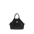 Borsa a mano in poliuretano nero