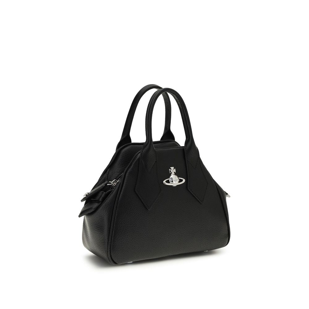 Borsa a mano in poliuretano nero