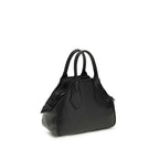 Borsa a mano in poliuretano nero