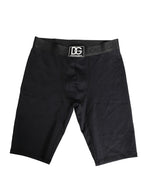 Boxershorts für Herren mit Logobund in Schwarz