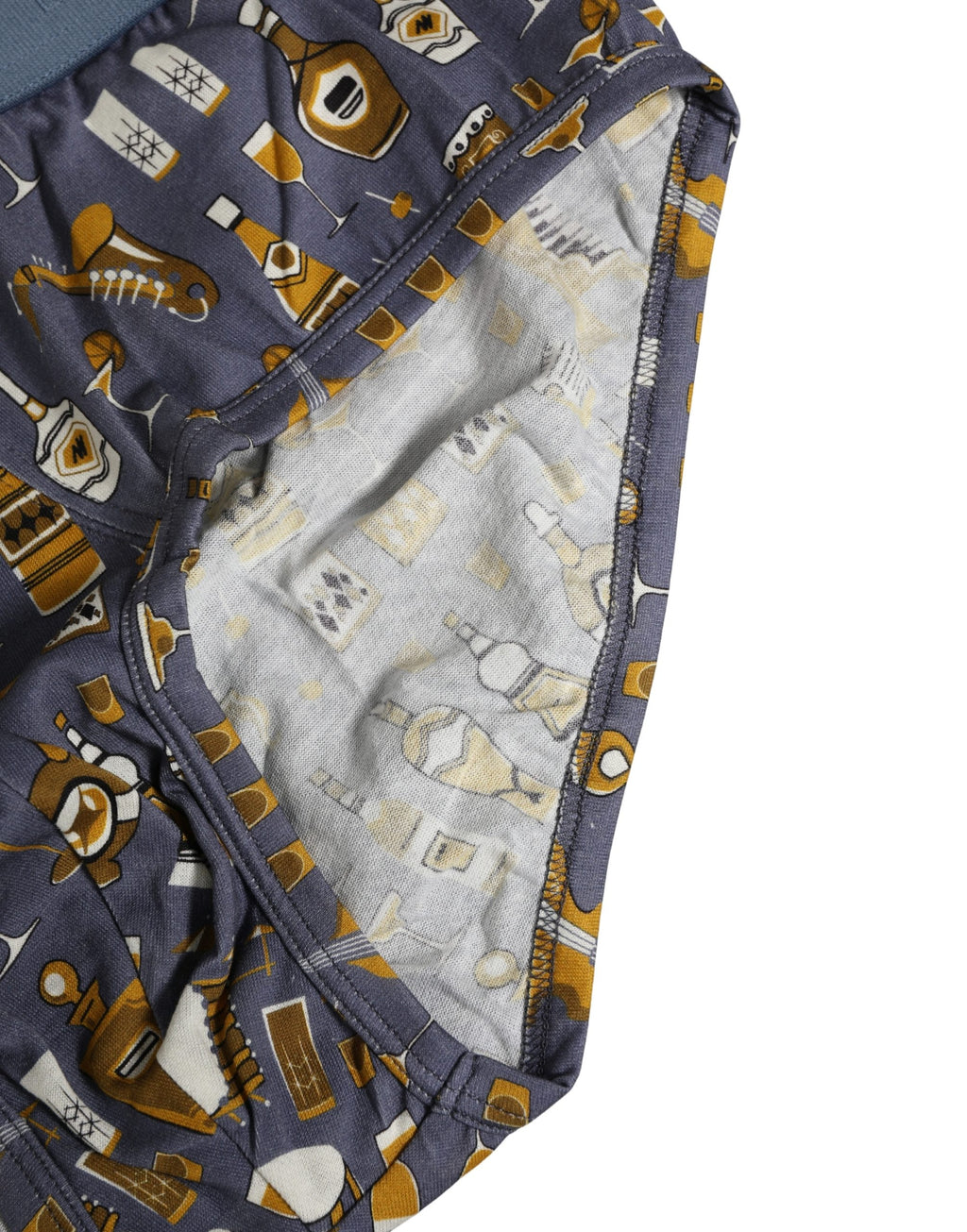 Grauer Jazz Cocktail Herren Brando Brief Unterwäsche