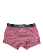 Rosa D&G Logo Baumwolle Regular Boxer Unterhose