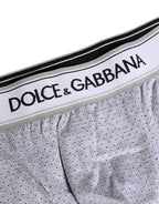 Graues Logo Baumwolle Herren Regular Boxershorts