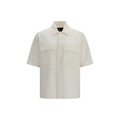 Beiges Polyester Kurzarmhemd