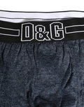 Dunkelblaues Logo Baumwolle Regular Boxer Unterwäsche
