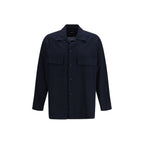 Camicia in cotone blu