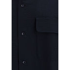 Camicia in cotone blu