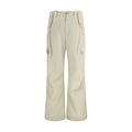 Beige Freizeithose aus Baumwolle