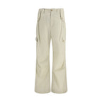 Beige Freizeithose aus Baumwolle