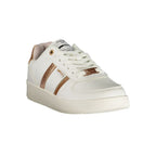 Weiß Polyurethan Damen Sneaker