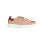 Rosa Polyurethan Damen-Sneaker