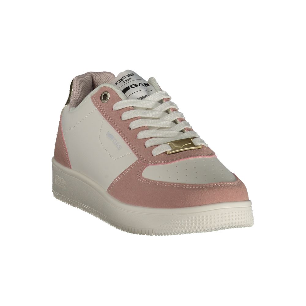 White Polyurethane Women's Sneaker