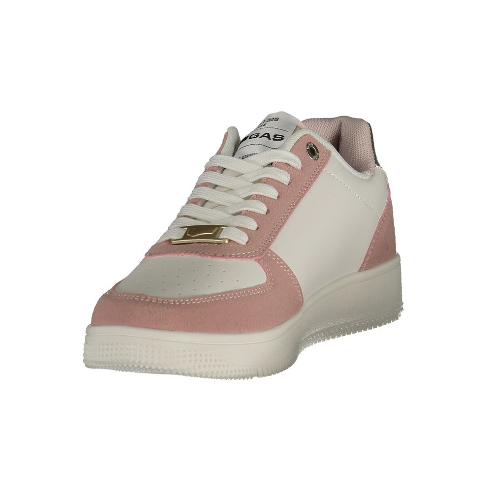 White Polyurethane Women's Sneaker