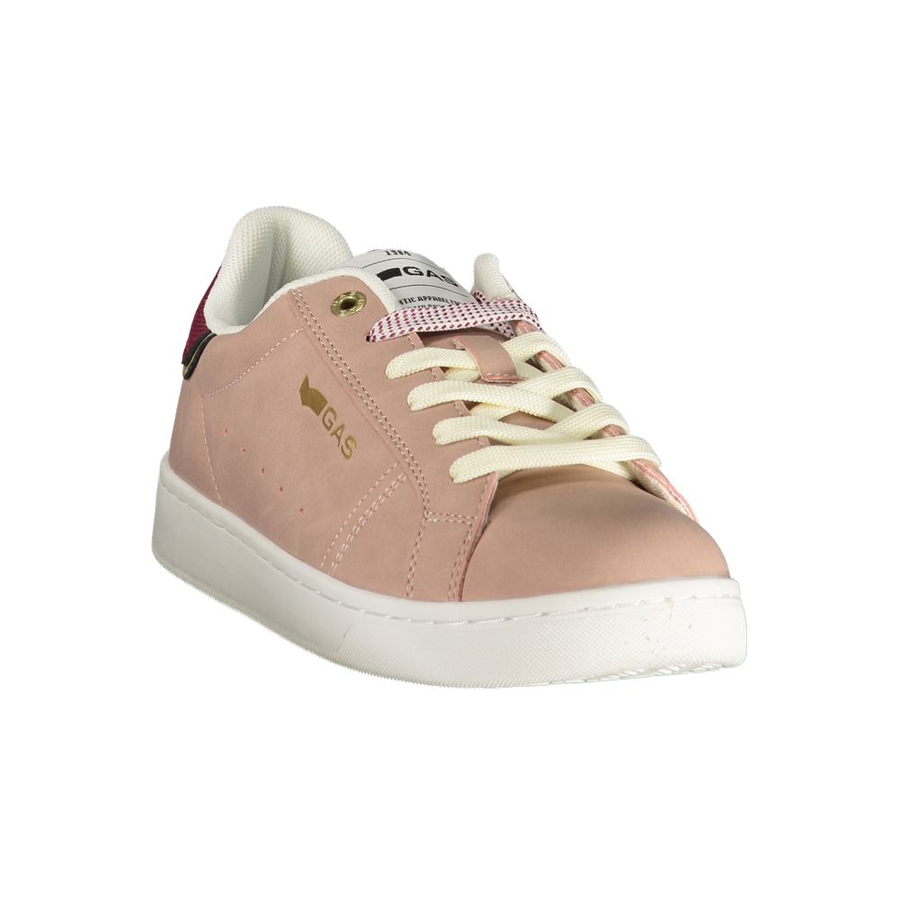 Rosa Polyurethan Damen-Sneaker