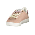 Rosa Polyurethan Damen-Sneaker