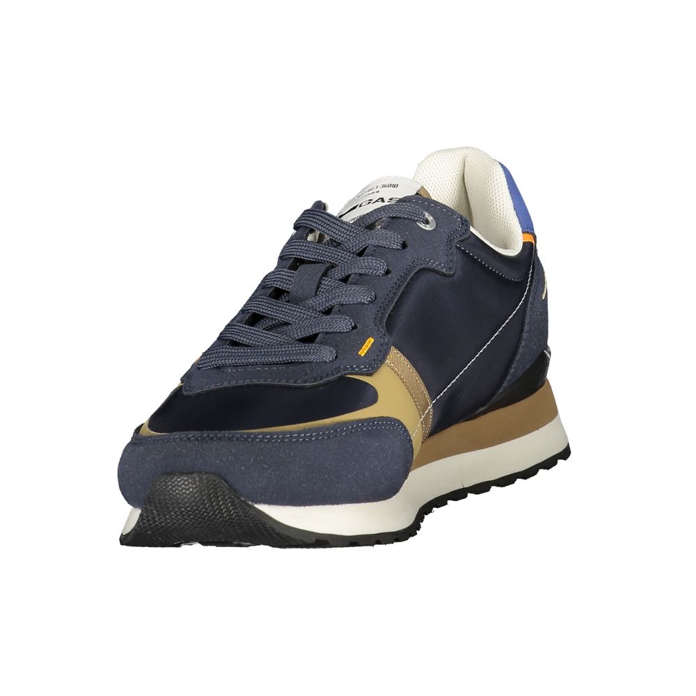 Sneaker für Herren aus blauem Polyurethan