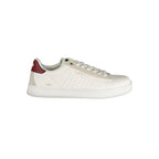 White Polyurethane Men's Sneaker