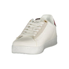 White Polyurethane Men's Sneaker