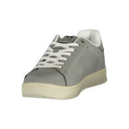 Graue Polyurethan Herren-Sneaker