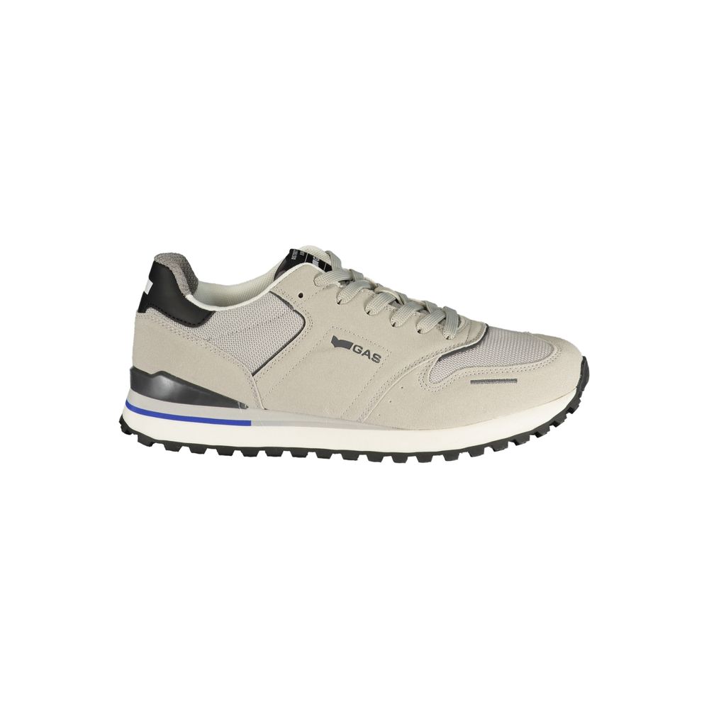 Grauer Polyurethan Herren-Sneaker