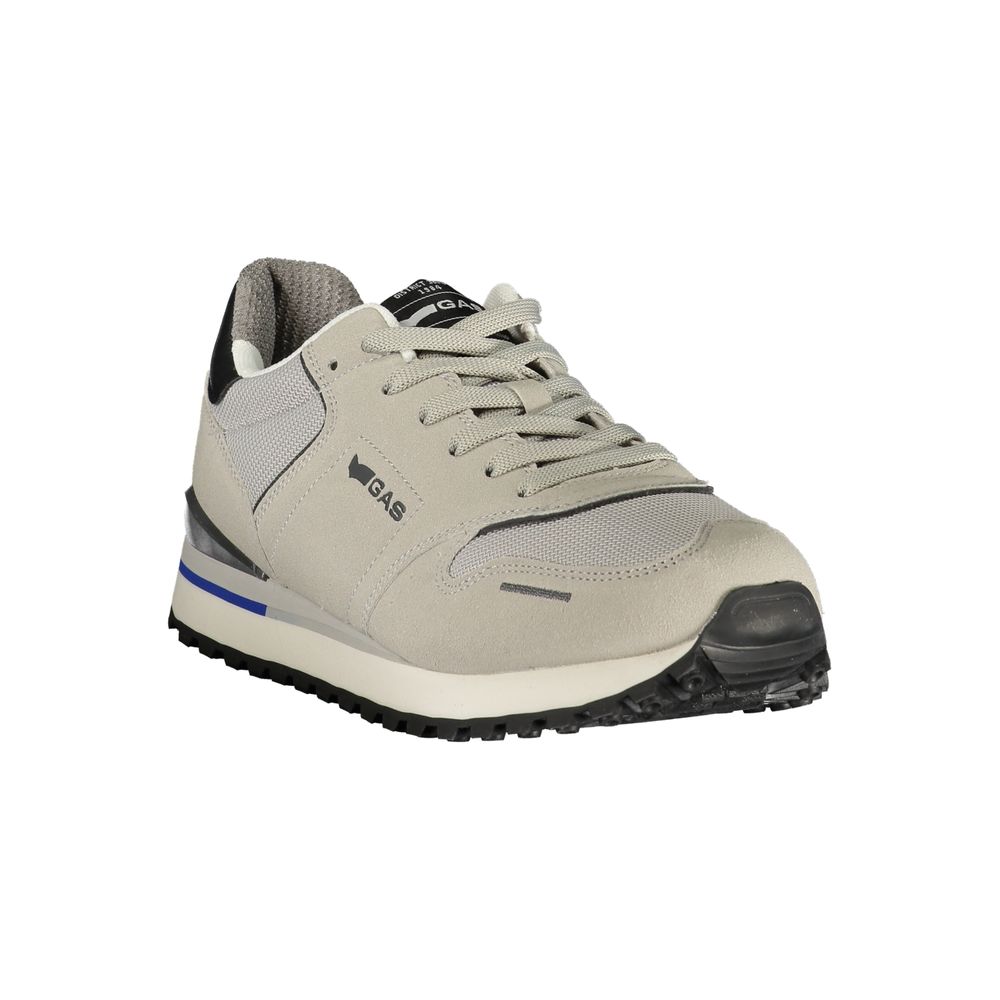 Grauer Polyurethan Herren-Sneaker