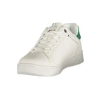 White Polyurethane Men Sneaker