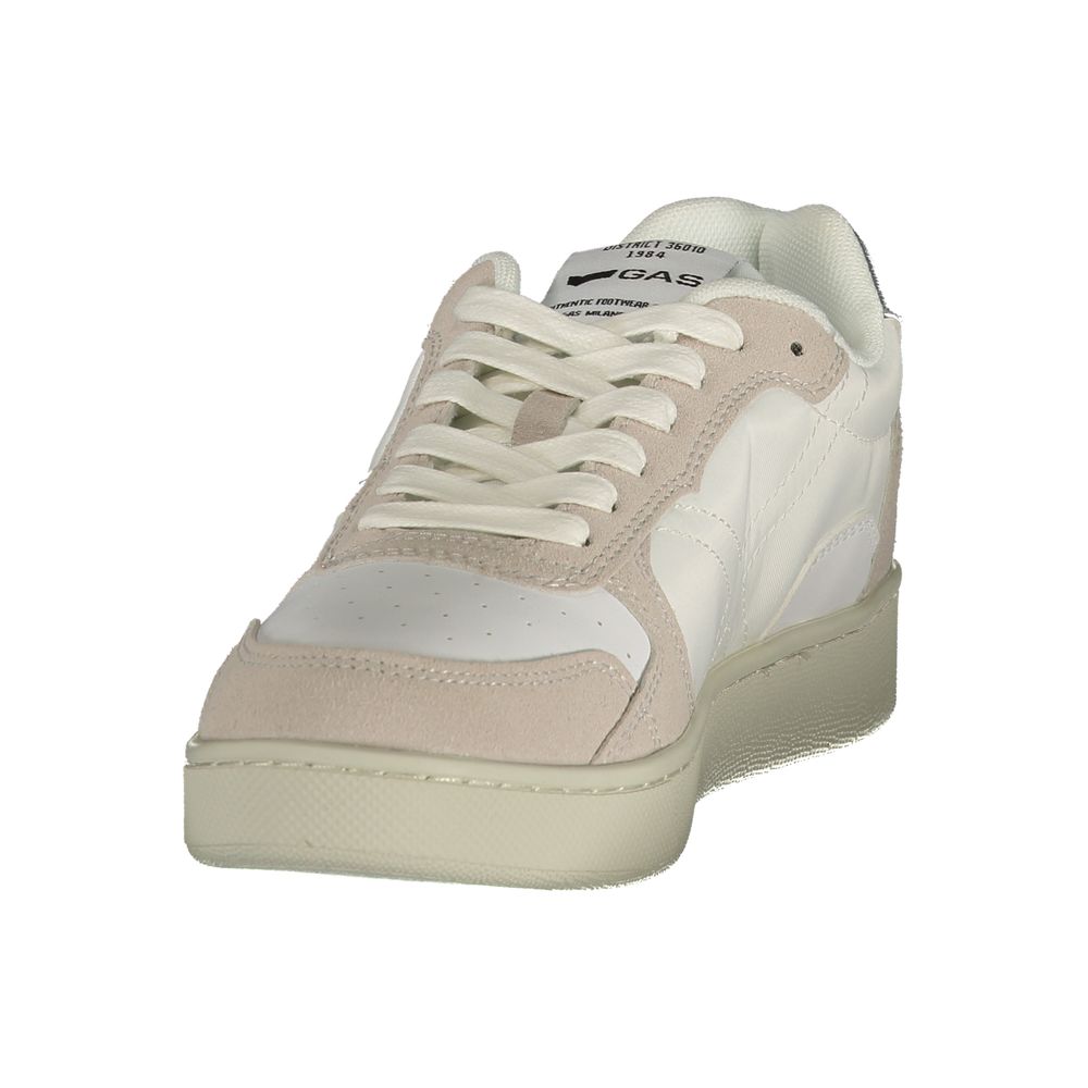 Sneaker für Damen aus weißem Polyurethan