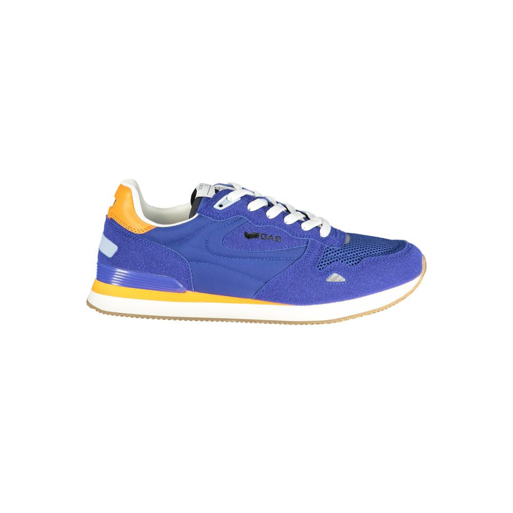 Blauer Herren-Sneaker aus Polyurethan