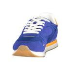 Blauer Herren-Sneaker aus Polyurethan