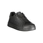 Black Polyurethane Men's Sneaker