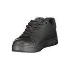 Black Polyurethane Men's Sneaker
