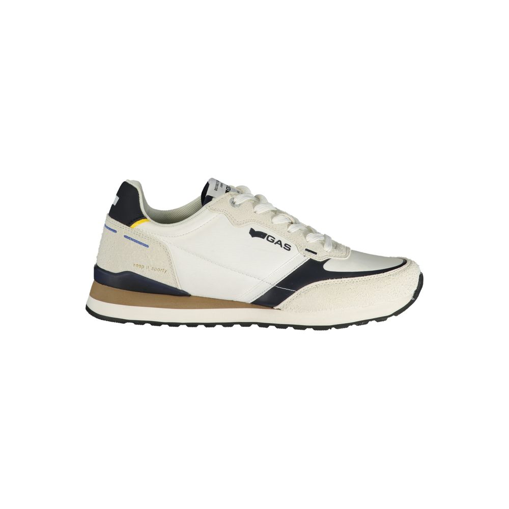 Herren-Sneaker aus weißem Polyurethan