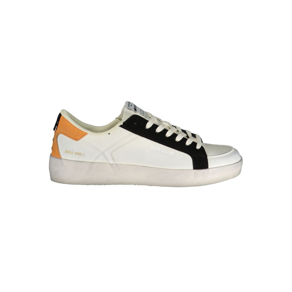 Herren-Sneaker aus weißem Polyurethan