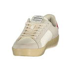 White Polyurethane Men's Sneaker