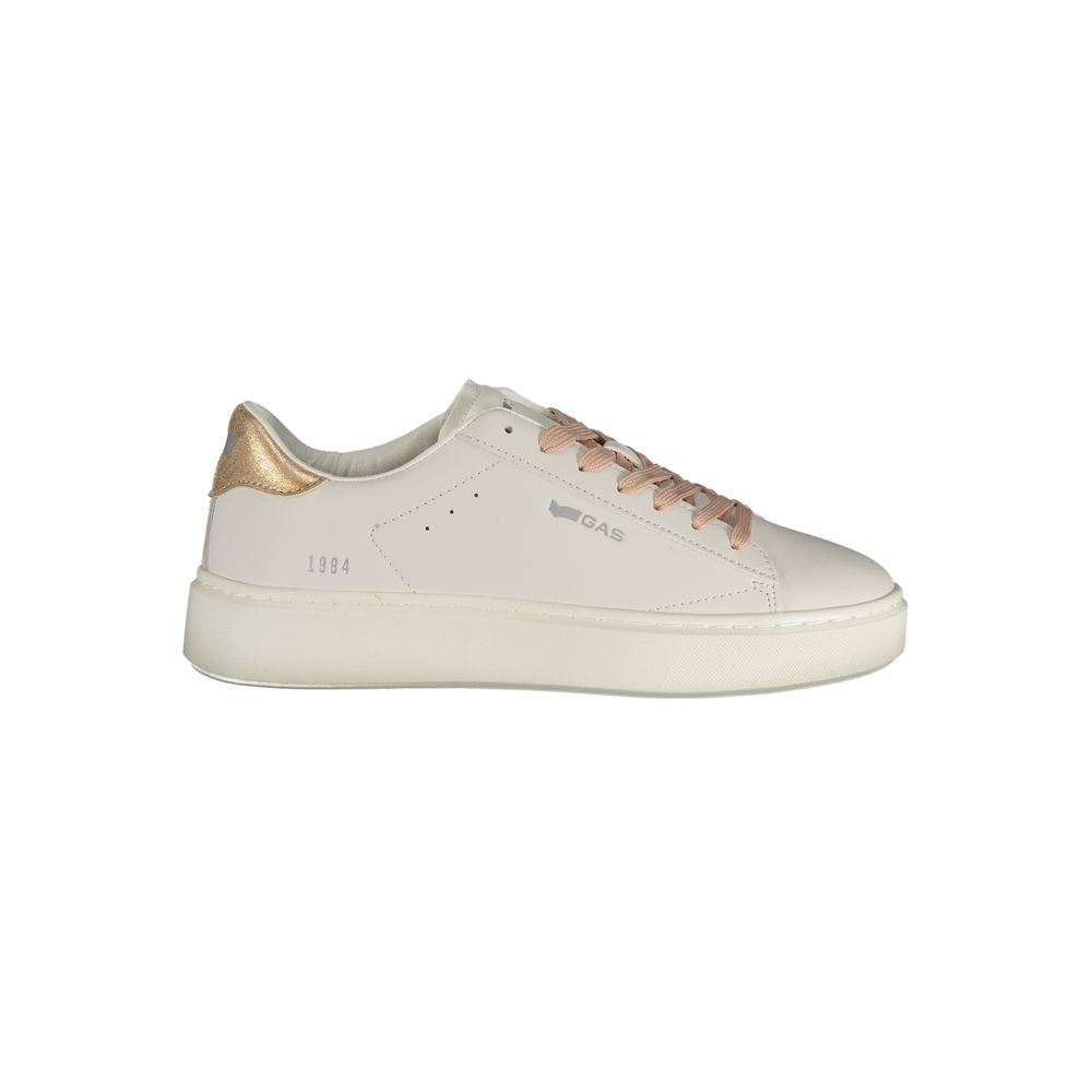 Weiß Polyurethan Damen Sneaker