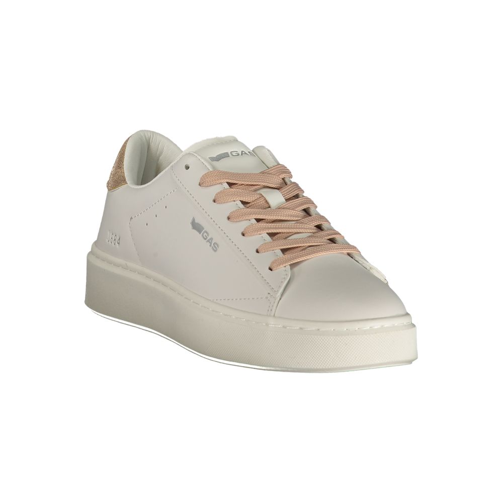 Weiß Polyurethan Damen Sneaker