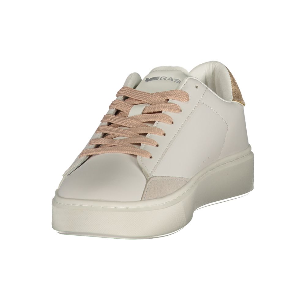 Weiß Polyurethan Damen Sneaker