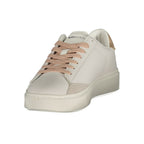 Weiß Polyurethan Damen Sneaker