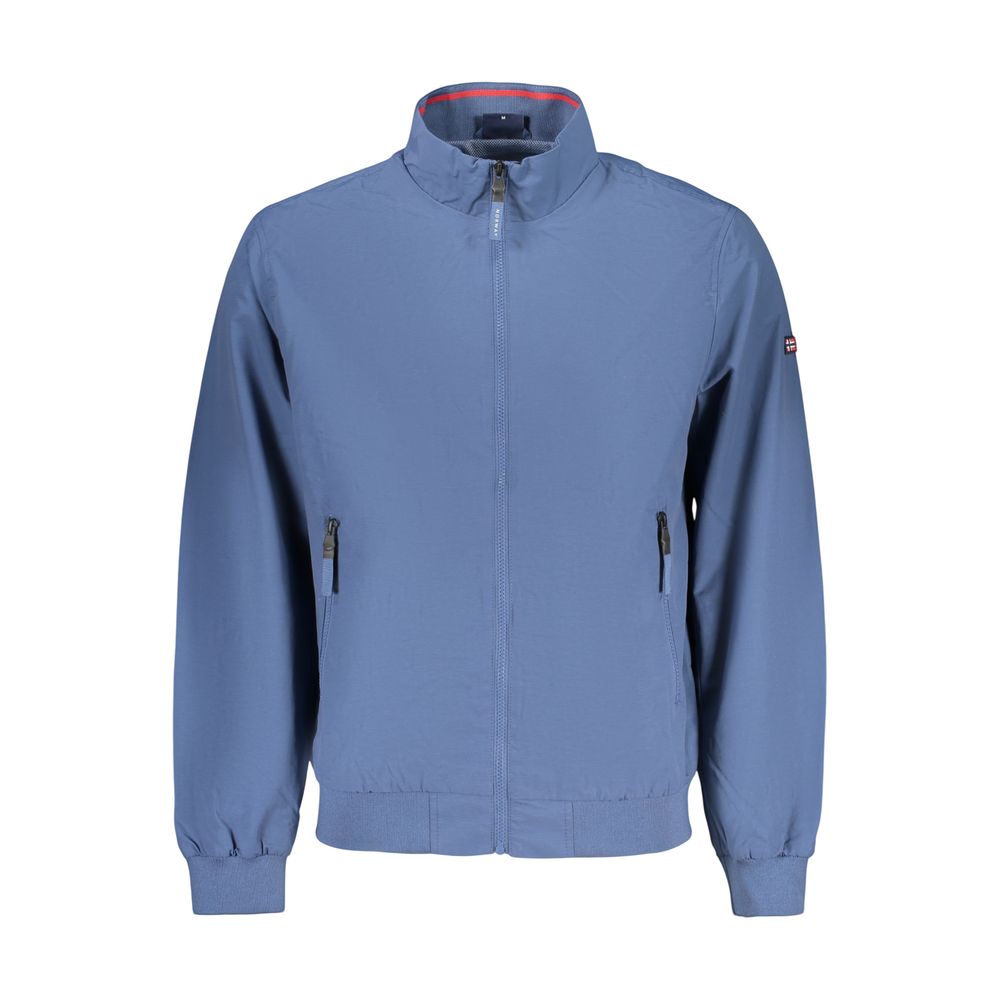 Herrenjacke aus blauer Baumwolle