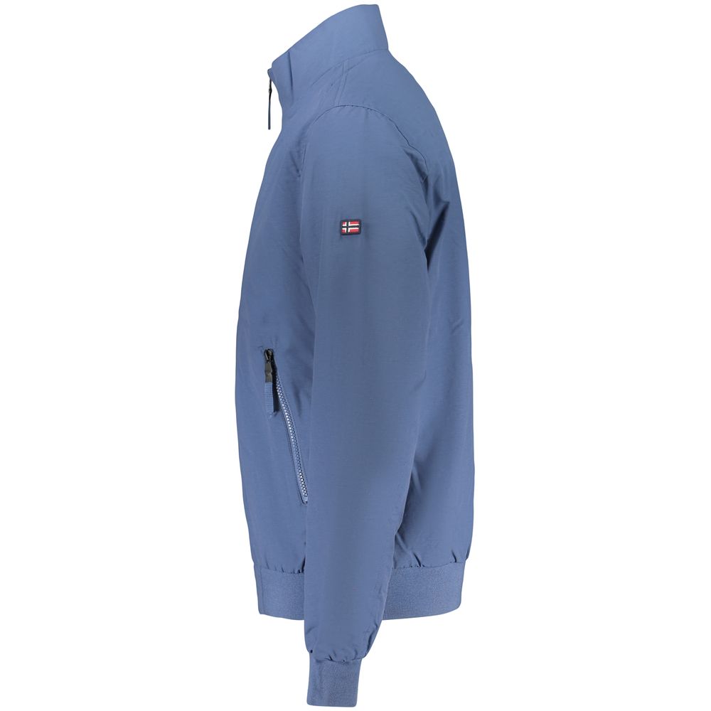 Herrenjacke aus blauer Baumwolle