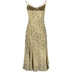 Beiges Polyester-Kleid für Damen