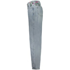 Light Blue Cotton Women's Jean