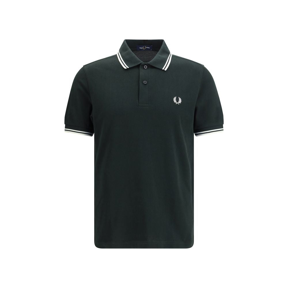 Bicolor-Poloshirt aus Baumwolle