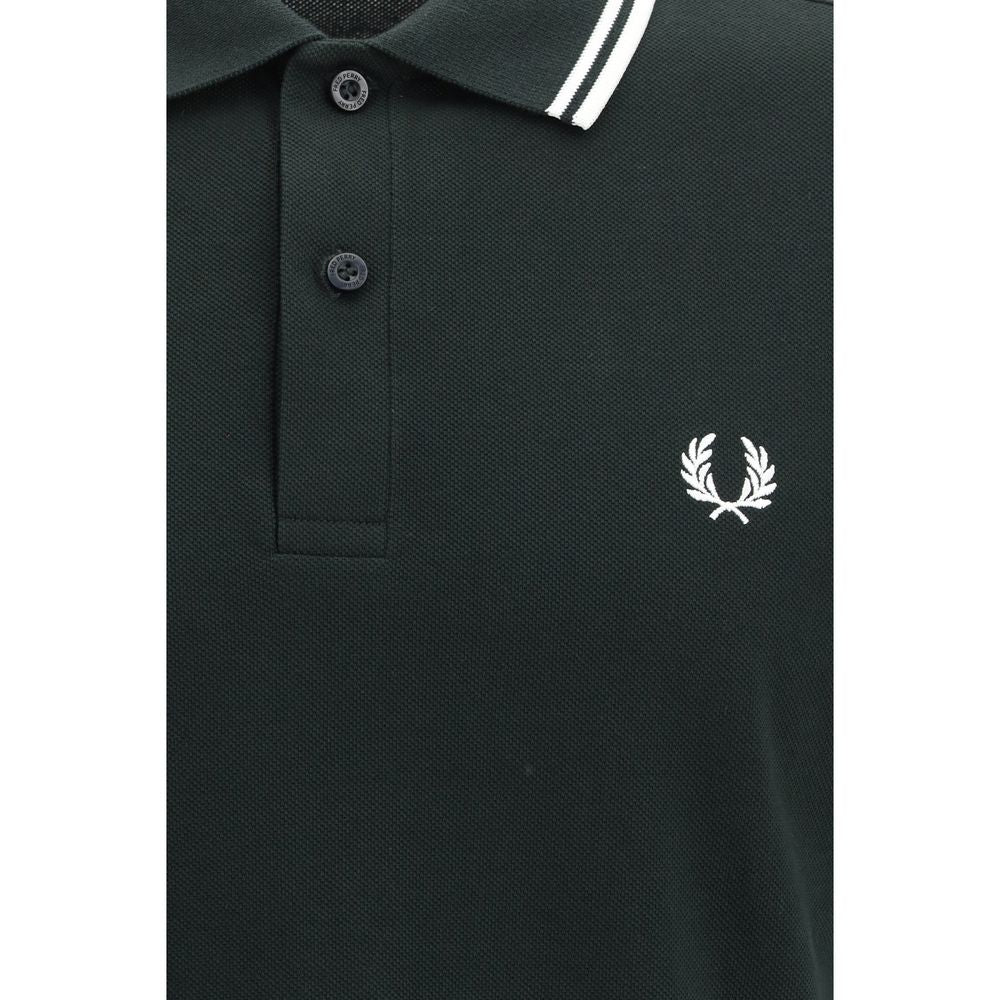 Bicolor-Poloshirt aus Baumwolle
