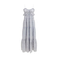 Blue Cotton Casual Dress