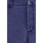 Bermudashorts aus blauer Baumwolle
