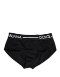 Black Nylon Stretch Culotte Panty Underwear
