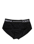Black Nylon Stretch Culotte Panty Underwear