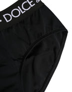 Black Nylon Stretch Culotte Panty Underwear