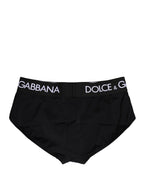 Black Nylon Stretch Culotte Panty Underwear